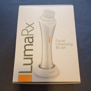 LumaRx Facial Cleansing Brush - Three Brush Heads Rechargeable New Sealed
